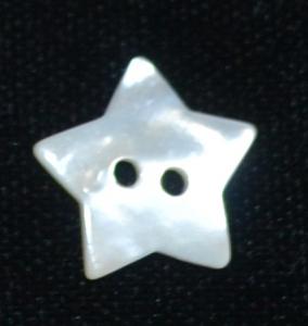 Mother Of Pearl Star Button